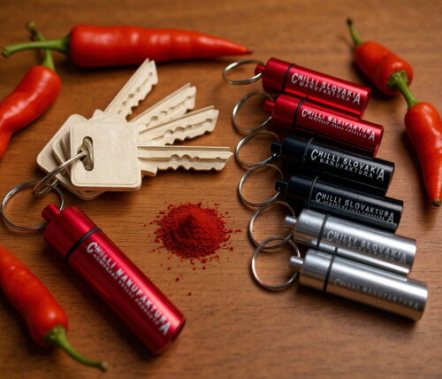 Brelok chili czarny z Carolina Reaper – ultra ostry