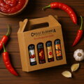 Sosy chilli Pudełko upominkowe Brown 4x 100 ml