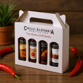 Sosy chilli Opakowanie upominkowe białe 4x 100 ml