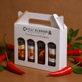Sosy chilli Opakowanie upominkowe białe 4x 100 ml