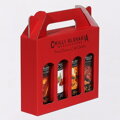 Sosy chili Pudełko upominkowe Czerwony 4x 100 ml