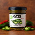 Wysterilyzowane zielone Jalapeno, pokrojone w plastry 110 g
