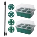 GROW BOX (2x6) z 2x oświetleniem LED, 2x pudełko na 6 miejsc + 20 nasion chili