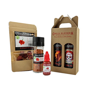 EXTRA HOT Duo korzystny 5-częściowy zestaw chilli